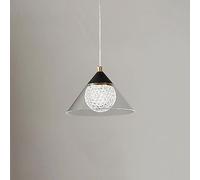 Lampe suspendue, lampe suspendue de luxe nordique tricolore en acrylique, lampe suspendue LED en fer forgé, lustres, luminaires créatifs, personnalité industrielle, cuisine, chambre à coucher, couloir