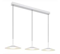Lampe suspendue Lampe suspendue Lampe de salon blanche à 3 lampes LED