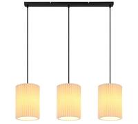 Lampe suspendue lampe suspendue plafonnier salle à manger lumière métal textile naturel