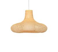 lampe suspendue , Lampes suspendues Lustre de salon thé chinois Tissage bambou Art Lampe restaurant décoratives d'Asie du Sud-Est for chambre à coucher Entrée Salle manger Chambre filles Foyer(Brown)