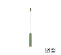 Lampe Suspendue LED Batterie Cuisine Dimmable Tactile Ø4 CM Vert 3000 K