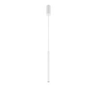 Lampe Suspendue LED Blanche Ø 3 Cm Fine H: Max. 3,4 M 4000 K Cylindre