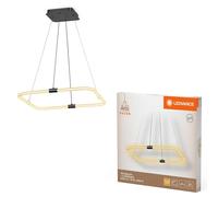 LEDVANCE Decor Tetragon Lampe suspendue en polycarbonate ondulé avec LED et desi