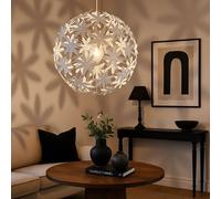 Lampe Suspendue LED Design Fleurs Plafonnier Boule Fleurs
