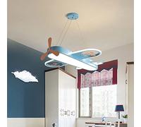 Lampe Suspendue LED en Forme d'avion, Design Nordique Moderne et créatif, idéal pour Un Salon, Une Chambre d'enfant ou Une crèche.