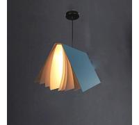 Lampe Suspendue LED en Forme De Livre Créative, Luminaire Suspendu Moderne en Acrylique pour Librairie, Plafond, pour Chambre à Coucher, Chevet, Salon, Bureau, Librairie, Décoration., Blue