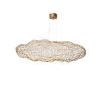 Lampe Suspendue LED En Métal Fil 76 Cm De Largeur En Or 2700 K Moderne