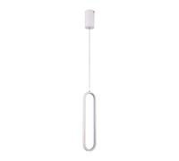 1 pz 13W LED Hanging Lamp 40CM 3000K White Body