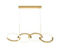 Lampe Suspendue LED Métal Or Cuisine 4-flammig B : 92 CM 3000 K Pendelleuchte