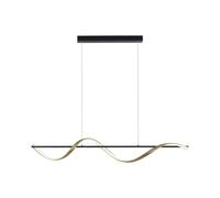 PAUL NEUHAUS Q-Swing Suspension LED anthracite/laiton Ce luminaire comporte des modules à LED prémontés de classes énergétiques A A++, A+, A