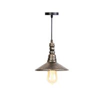 Lampe suspendue LED Steampunk avec couvercle de pot et conduite d'eau ? Lights Intage Industrial Single E-Plafond ? Lampe rétro en métal et fer, lustre de décoration intérieure (couleur: laiton)