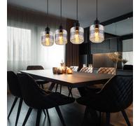 Lampe Suspendue Luminaire de Cuisine Fleurs Vie Glas Essz Mer L 71 CM