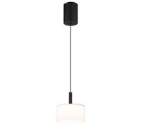 Lampe suspendue luminaire salle à manger LED verre aspect albâtre blanc CCT noir