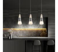 Lampe Suspendue Lustre Éclairage/Lampe de Salon LED Luminaire Cuisine 3er Set