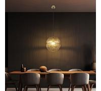 Lampe Suspendue Lustre Suspensions Luminaire de Salon Vieux Laiton E27 H 120 CM