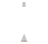 Lampe Suspendue Manger Métal Cône Gris de Soie GU10 Ø11 CM Pendelleuchte Cuisine