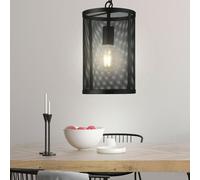 Lampe Suspendue Marché Du Travail Chambre Plafonnier Bureau Spot Cage Noir