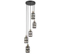 Lampe suspendue MENFI PND-44236-5-BK-GD Italux