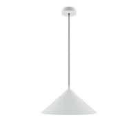 Lampe Suspendue Métal Blanc Ø 35 Cm Montage Variable E27 Luminaire Cuisine