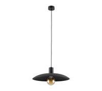 Lampe Suspendue Métal Noir Rond Ø41cm Design Rétro Loft Pendelleuchte à Manger