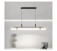 Lampe suspendue minimaliste nordique tube moderne pour salle à manger 80 cm noir 3 couleurs design élégant pour table à manger décoration d'intérieur contemporaine