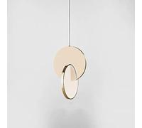 Lampe Suspendue Moderne à Une tête en Acier Inoxydable, luminaire décoratif d'intérieur, en Acrylique, à Haute Transmission Lumineuse