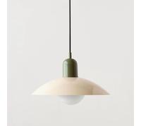 Lampe Suspendue Moderne du Milieu du siècle pour Grange, Plafond Vert Nordique, Abat-Jour en métal, Grand Lustre Industriel de Ferme pour îlot de Cuisine, évier, Salle à Manger, Table de Restaurant