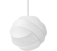 Lampe Suspendue Moderne en Tissu Blanc, Forme De Globe, Luminaire Décoratif D'intérieur, Idéal pour Une Cuisine, Un îlot De Cuisine, Un Salon, Une Véranda Ou Un Lustre., 50CM