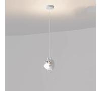 Lampe Suspendue Moderne et chaleureuse pour Chambre d'enfant, Petite Lampe Suspendue en résine, Design Ours Mignon, luminaire décoratif pour Couloir, Salon, T-256