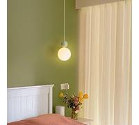 Lampe suspendue moderne minimaliste LED 5 W nouvelle longue lustre long minimaliste chaud petite faim lumineuse chambre d'enfant lit d'hôpital étude lampes de protection des yeux