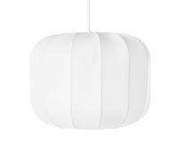 Lampe Suspendue Moderne Plafonnier en Nylon Synthétique avec Abat-Jour Blanc Cab