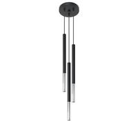 Lampe suspendue MOZAICA 3P noir/chrome 3xG9 8W acier 90x20x20cm Sollux Lighting