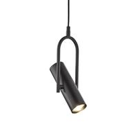 Lampe Suspendue Noire GU10 Ajustable Métal Moderne Cuisine Salon