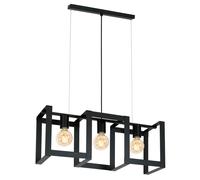 Lampe Suspendue Noire Métal Moderne Pour E27 Luminaire De Table Salle À Manger