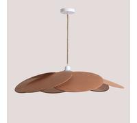 Lampe Suspendue Okai Style Mousse Terracotta ↔︎ 87 Cm Marron