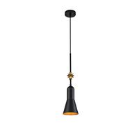 Lampe Suspendue or Noir E27 B : 13,3 CM Étroit Moderne Suspensions BAR