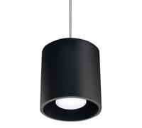 Lampe suspendue ORBIS 1 noir 1xGU10 10W aluminium 110x10x10cm Sollux Lighting