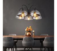 Lampe Suspendue Pendante 5 Flammes Réglable En Hauteur