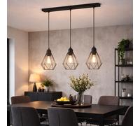 Lampe Suspendue Pendante Lampe De Cuisine Noire Lampe De Salle À Manger Noire