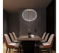 Lampe Suspendue Pendante Pour Salle À Manger Chromée LED BigLight