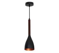 Lampe Suspendue Pendentif Métal Noir Or E27 Table À Manger