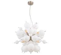 Globo Lighting Udo lampe suspendue 6x25 W blanc-noir-nickel 15633HO