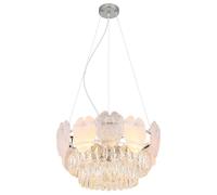 Lampe suspendue plafonnier lampe de salle à manger cristaux K5 8 ampoules