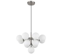 Lampe suspendue plafonnier lampe suspendue salle à manger lumière boules de verre 13x G9 D 56 cm