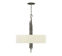 Lampe Suspendue Plafonnier Luminaire Acier Bronze D 61 CM Salle à Manger