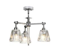 Design Lampe pour Salle de Bain LED Hauteur Réglable 42-132cm IP44 Deckenleuchte