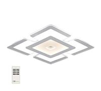 Lampe suspendue, plafonniers LED lampe de salon minimaliste moderne éclairage de plafond atmosphère de mode rectangulaire lampe de plafond intelligente lampe d'étude pour enfants, F, 60 cm LWX