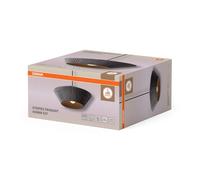 Lampe Suspendue Pour Table À Manger Noir Gris OSRAM E27 Ø40,5 Cm Ronde
