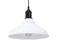 Lampe suspendue réglable hauteur E27 gris brillant Ø 31cm métal vidaXL