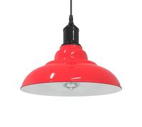 Lampe suspendue réglable hauteur E27 gris brillant Ø 31cm métal vidaXL [EEK: Non spécifié]